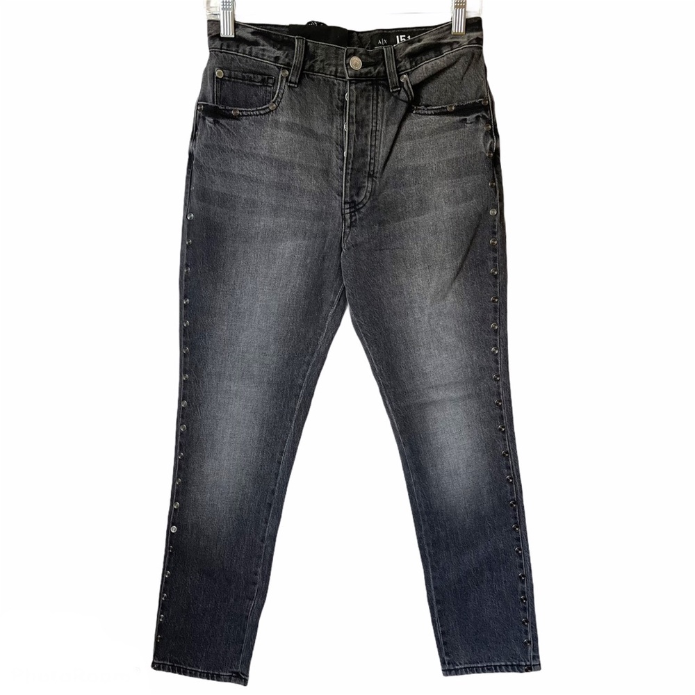 Armani Exchange J51 Carrot jean size 27 streetwear classic side studded mid rise